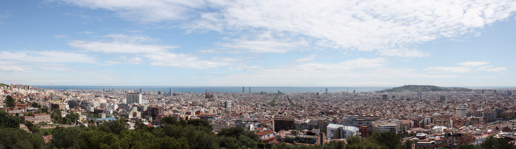 Barcelona Skyline by mwiththeat, via Flickr (CC BY-NC 2.0)